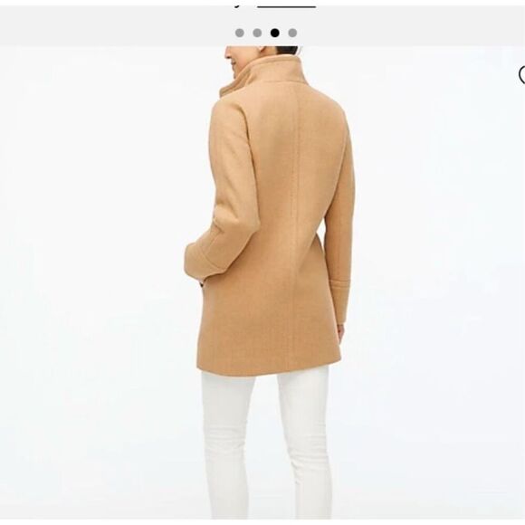 J. Crew wool camel trench coat size 4 - Picture 3 of 10